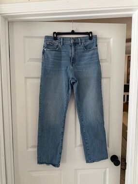 Madewell Classic 90s Straight Light Wash Jeans